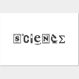 Scientific Symbols Science Posters and Art